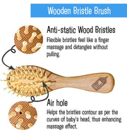 Baby Hair Brush & Comb Set (4 PCS)