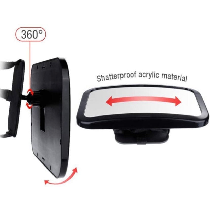 360 Degree Adjustable Baby Safety Car Mirror