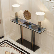 Blue Galaxy Marble Console Table