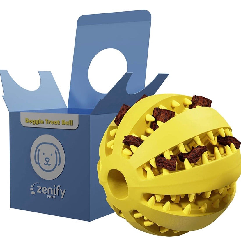 Interactive Dog Treat Puzzle Ball – Small & Large
