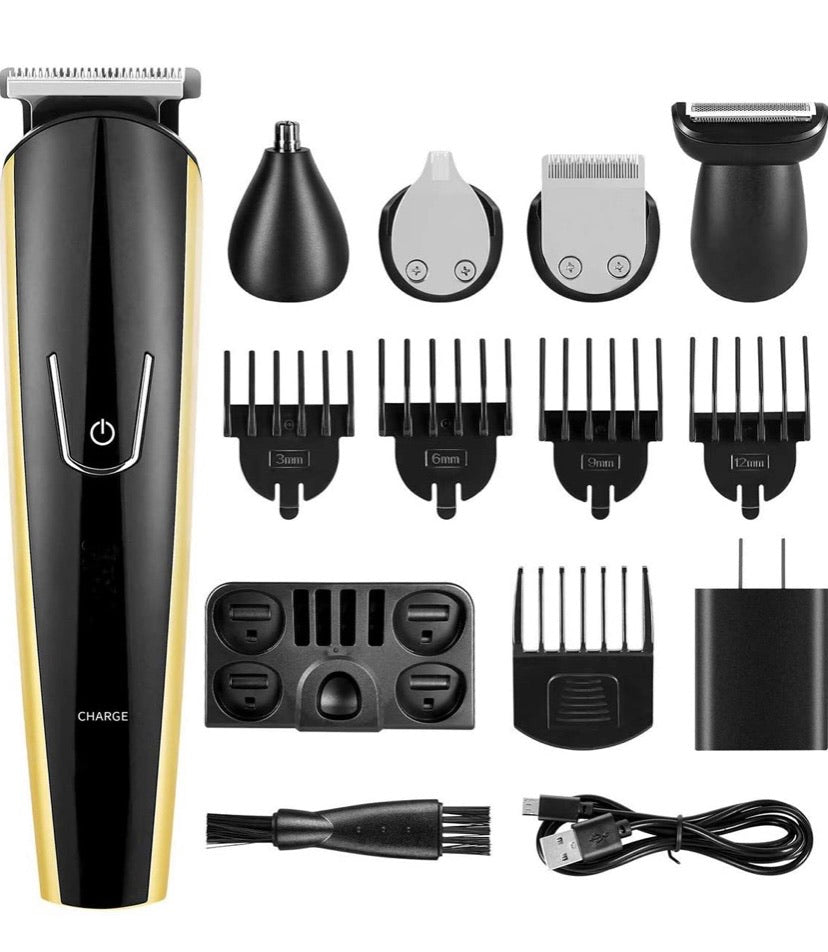 Multigroom 5 IN 1 Beard Trimmer, Hair Clipper with Li-ion Battery, Fast USB Charge, Long-Lasting Use