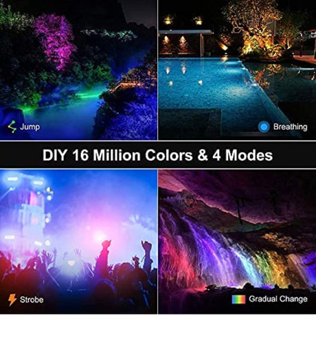 20W LED Flood Light RGB Color Changing