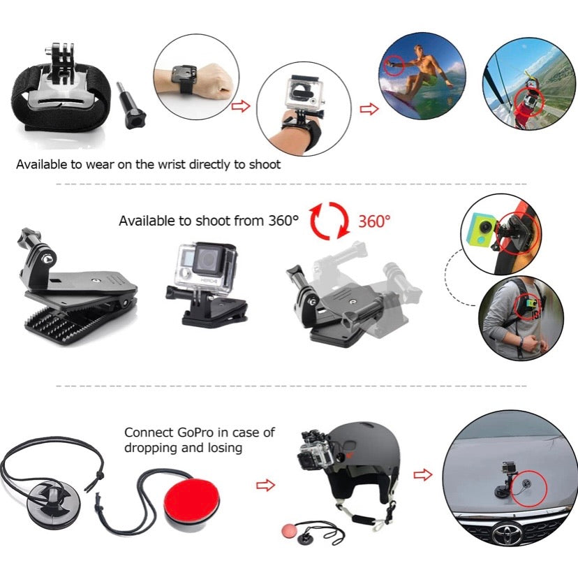 GoPro Action-Camera Accessory Kit