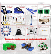 Ninja Warrior Line Hanging Obstacle Course for Kids