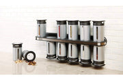 Zero Gravity Magnetic Spice Rack with 12 Canisters