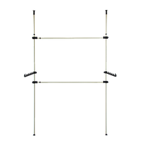 Randy & Travis Adjustable Heavy-Duty Garment Rail