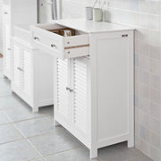 Freestanding Storage Cabinet with Doors/Drawer