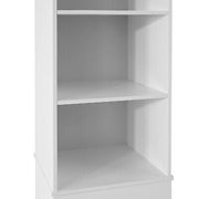 White Tall Cabinet with Shelves Bathroom Cabinet Tall Cupboard