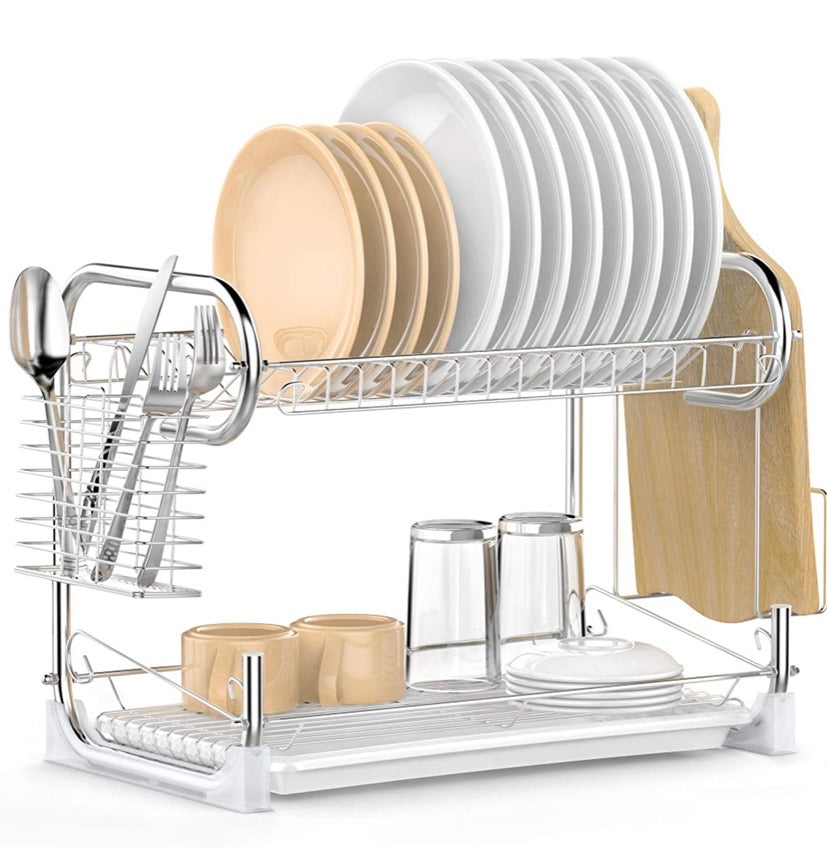 2-Tier Dish Drying Rack