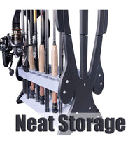 16 Fishing Rod Holder Storage Rack