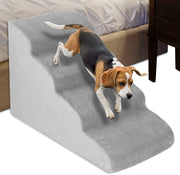 4-Tier Foam Pet Stairs for High Beds & Couches – 52 cm