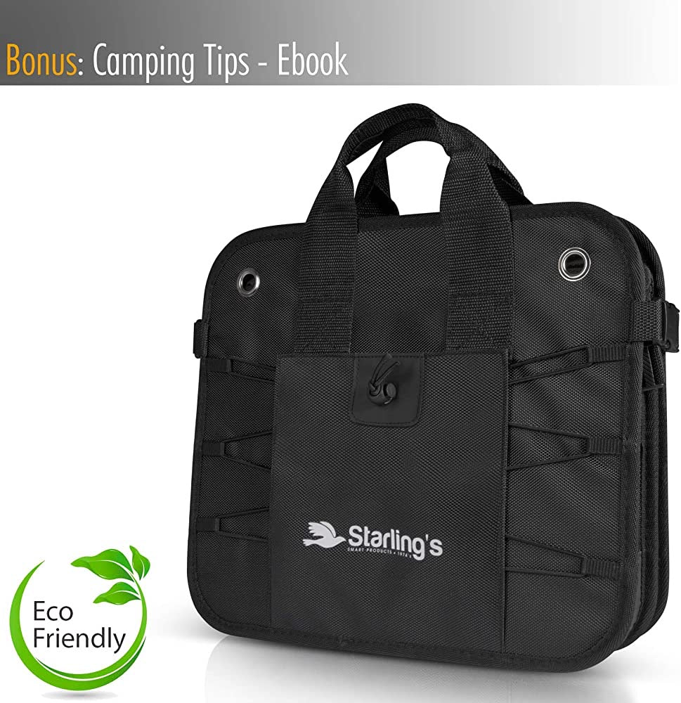 Car Trunk Organizer - Durable Storage SUV Cargo Organizer Adjustable, Blue