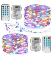 Led String Lights Battery Powered 2 Pack 10M