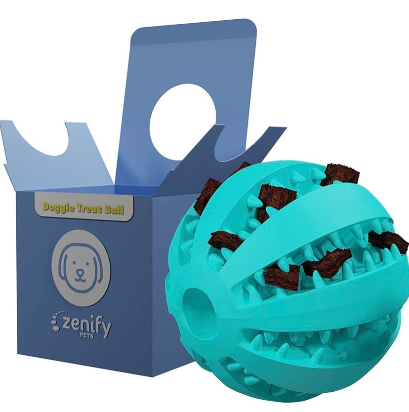 Interactive Dog Treat Puzzle Ball – Small & Large