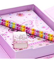 Butterly Gift Idea for Girls Boxed Children's Notebook and Stationery Gift Set