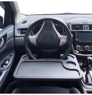 Two-Sided Steering Wheel Tray for Parked Use – Black