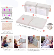 Bath Kneeling Pad with Elbow Rest Pad Set, Thicken Kneeler for Bath Anti-Skid Padded Arm Knee Support Mat for Baby Bathing