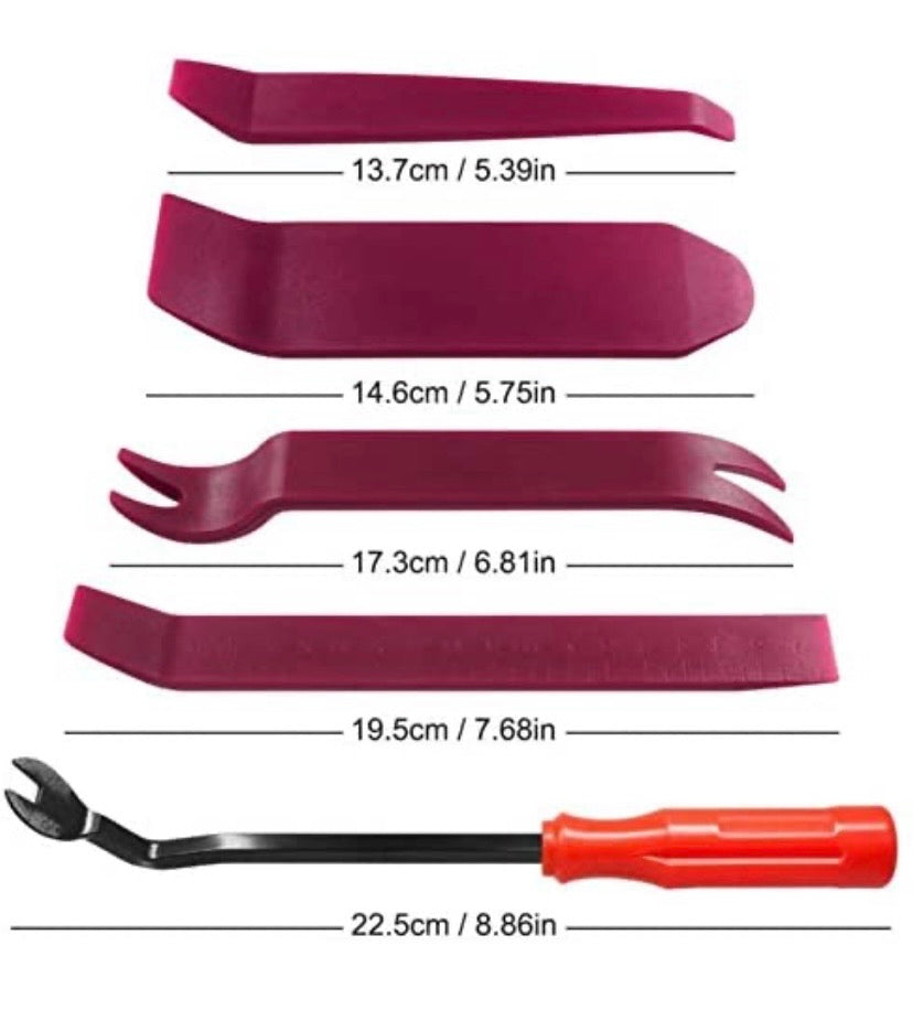 Automotive Trim & Fastener Removal Tool Set – 10 Pieces