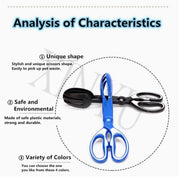 Scissor-Style Handheld Pet-Waste Scooper