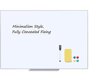Ultra-Slim White Board, 900 x 600 mm Magnetic Hanging Whiteboard for Wall for Kids