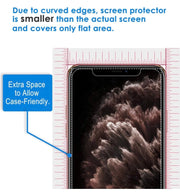 Privacy Tempered-Glass Screen Protectors for iPhone 11 Pro/XS/X – 2 Pack