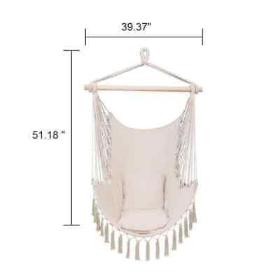 Cushioned Hanging Hammock Chair