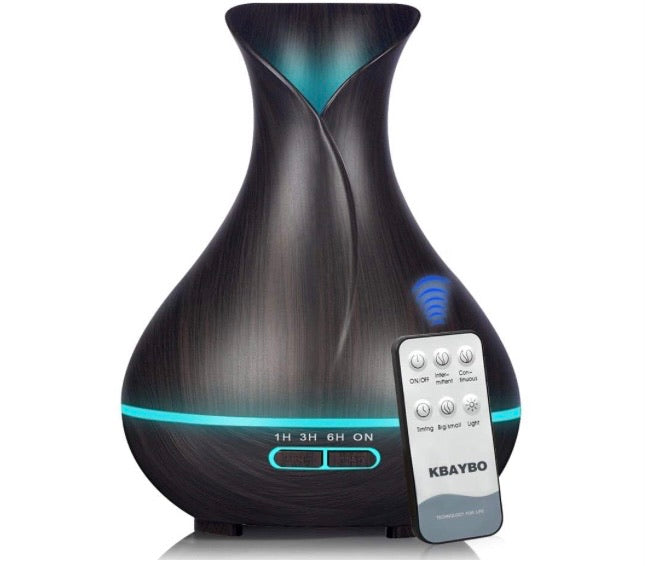 Essential Oil Diffuser- Dark Wood Grain