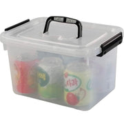 5L Clear Latching Storage Boxes – 4 Pack