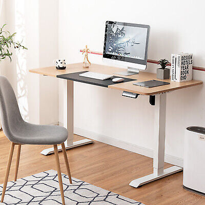 Standing Desk  Electric Motorised Height Adjustable Sit Stand Table Home Office