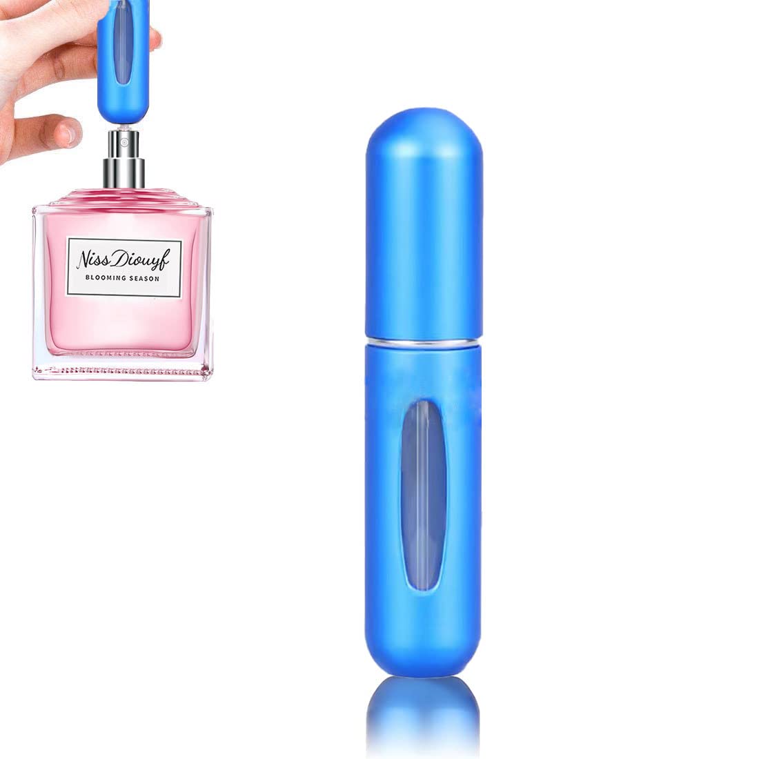 5 mL Bottom-Fill Refillable Perfume Atomiser – 8 Colours