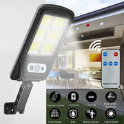120-LED Solar Motion-Sensor Wall Light with Remote