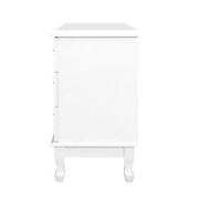 KUBI White Lowboy Chest of Drawers