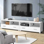 180 cm Detachable White TV Unit