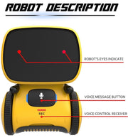REMOKING Robot Toy for Kids,STEM Educational Robotics,Dance,Sing,Speak,Walk in Circle,Touch Sense,Voice Control, Your Children Fun Partners(Yellow)