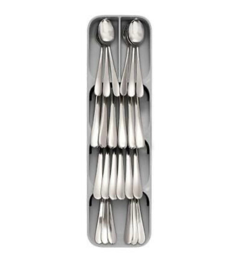 Compact Overlapping Cutlery Organiser – 39.8 × 11.4cm