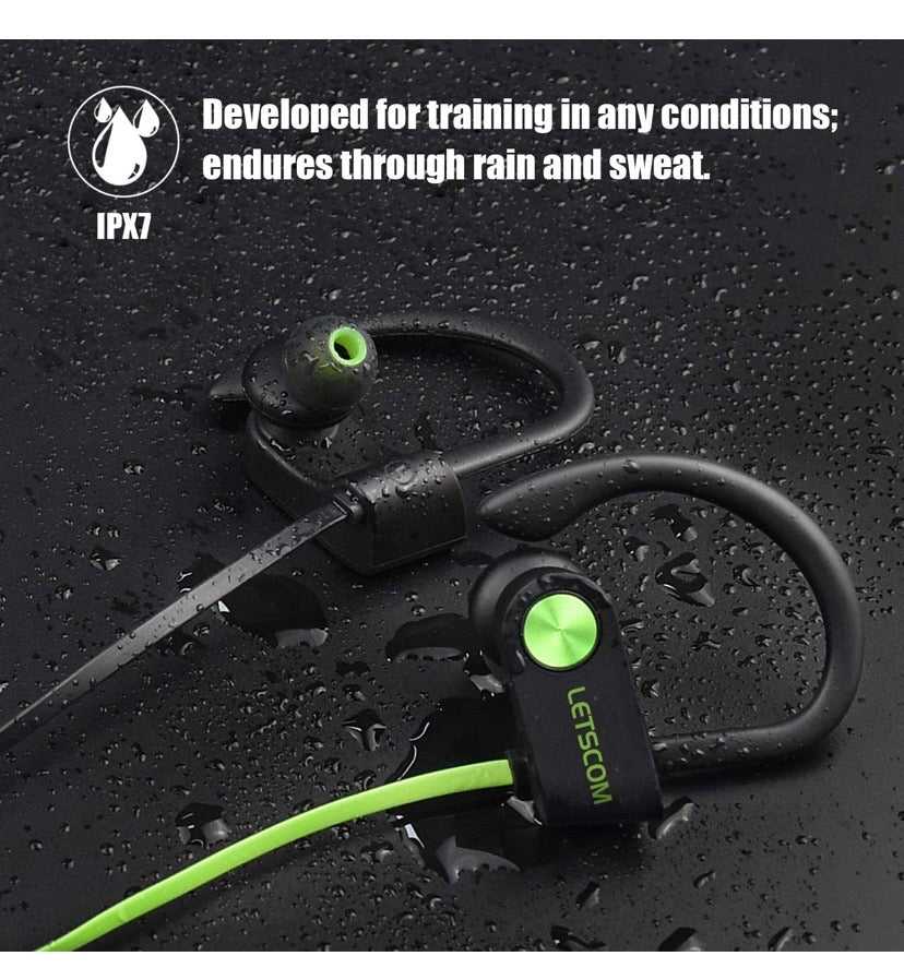 Bluetooth Headphones IPX7 Waterproof