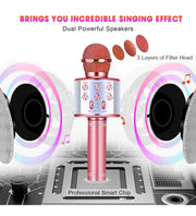 BlueFire 4-in-1 LED Bluetooth Karaoke Microphone – 4 Colours