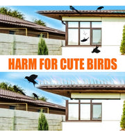 Flexible Stainless Steel Bird Spikes with Plastic Base- (3ft)