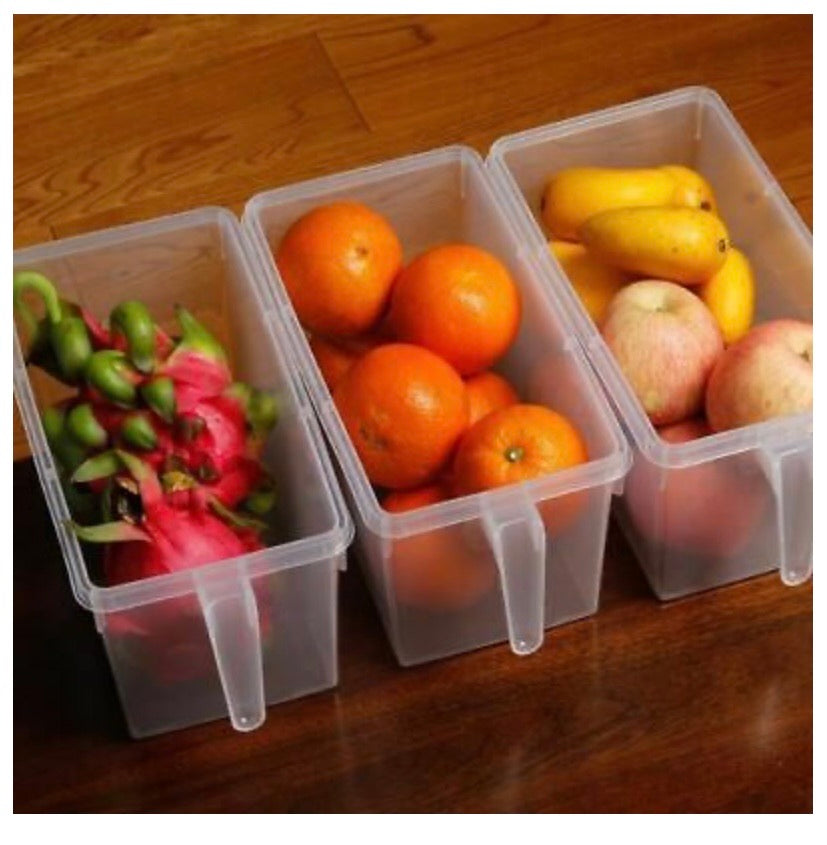 Refrigerator Storage Box Food Container Kitchen Fridge Organiser Freezer