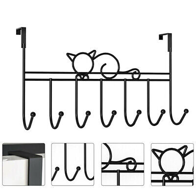 7-Hook Over-Door Coat, Towel & Bag Rack