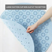 55 × 55cm PVC Suction-Cup Shower Mat – 2 Colours