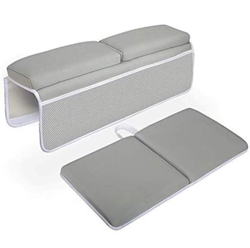Bath Kneeling Pad with Elbow Rest Pad Set, Thicken Kneeler for Bath Anti-Skid Padded Arm Knee Support Mat for Baby Bathing