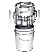 Bucket Boss The Bucketeer Bucket Tool Organizer in Brown