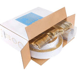180pcs Plastic Gold Lace Plates, Durable Wedding Plates and Cutlery Set