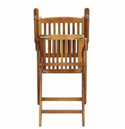 Outdoor Dining Table And Chairs Set Wood 6-Seater Patio Garden Folding Furniture