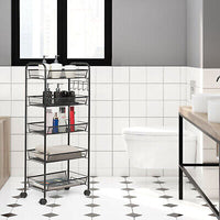 5-Basket Rolling Utility Storage Cart