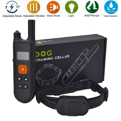 Waterproof Electric Pet Dog Training E-Collar Anti-Bark Obedience Remote Control