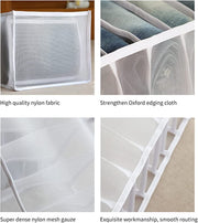 3-Piece Mesh Wardrobe Organiser Set – 23 Compartments