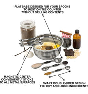 Magnetic Double-Ended Measuring Spoon Set – 6 Pieces