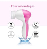 5 in 1 Electric Facial Cleansing Brush Exfoliating Kit